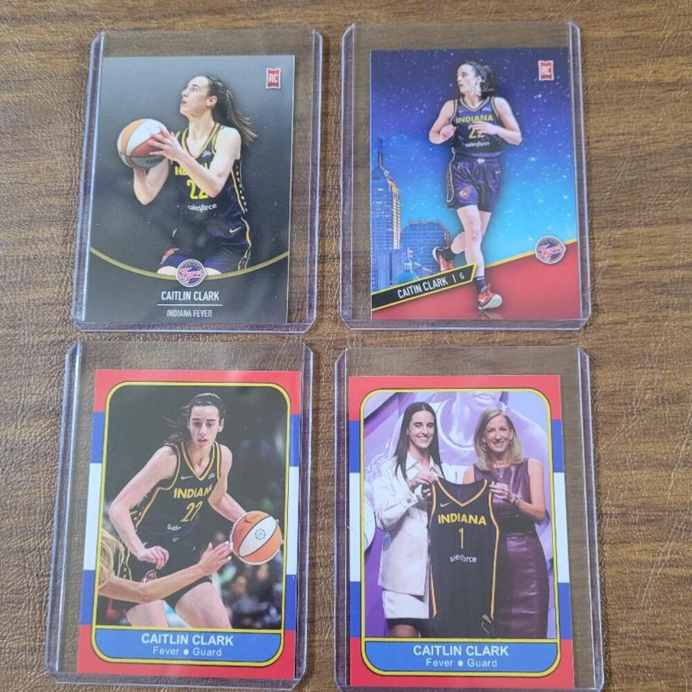 4 Caitlin Clark Indiana Fever rookie cards Generation Next Sports Journal